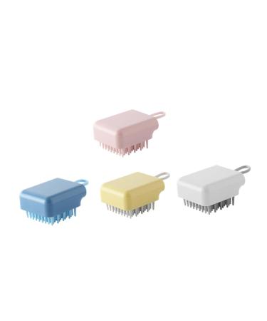 Magiclulu 4 pieces massage shampoo Health Wellness Hairw scher Silicon Headw scher Hairhampoo W scheskmler Headmassage brushed scalp brush men and women shampoo brush head brush