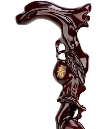 Canes Handcrafted Carving Wooden Walking Stick Unisex Traditional Style Natural Wood Lightweight and Strong Canes Affordable Gift Star of Light