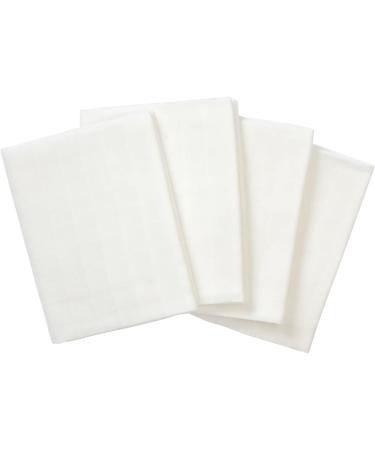 Bornino 4-Pack Mullwindeln 80x80cm Cloth Diapers - Quick Absorb Easy Care Durable Cotton - Buy Online on GoSupps.com