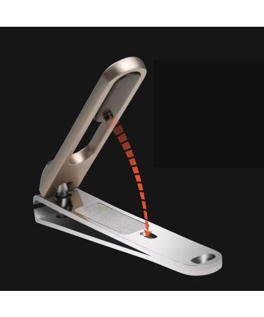 Flat Nail Clippers 6.5 * 1.2cm/2.6 * 0.5in Adult Home Use Fashionable Appearance Sharp Edge - Buy Online on GoSupps.com