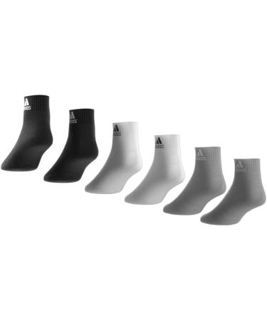 Buy adidas Unisex Cushioned Sportswear Ankle Socks - 6 Pairs (Size 34-36) - White & Black | International Shipping Available - Buy Online on GoSupps.com