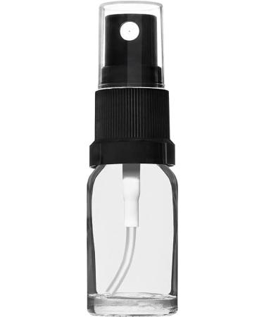 Handsunity 10ml Glass Spray Bottle Set - 12 Black Atomizer Bottles + 29 Accessories - Ideal for Pharmacy & DIY Use - Buy Online on GoSupps.com