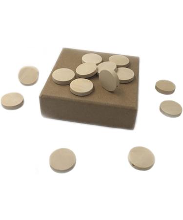 Wendysun 20mm Natural Wood Round Beads - Set of 50 | DIY Wooden Teether & Baby Toy Accessories - Buy Online on GoSupps.com