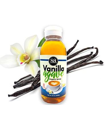 Soviia Vanilla Agave Syrup (Estate Grown Low-Glycemic Vegan Non-GMO, Nectar Kosher Halal)