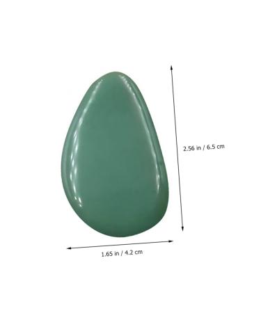 Natural Jade Eye Scraping Massage Tool - Aventurine Jade Massager | 6.5x4.2cm | International Shipping Available - Buy Online on GoSupps.com