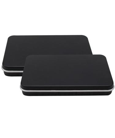 NOLITOY 2pcs Eyeshadow Empty Cushion Compact Matte Blush Cosmetic Tools Storage Box Mix Blush Powder Travel