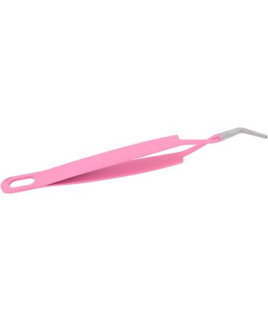 Lash Tweezers Curved Tip Stainless Steel Volume Eyelash Tweezers for Girls Women Beginners Makeup Artists - Buy Online on GoSupps.com