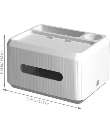 Elegant Face Tissue Box Cover Holder - Makeup & Bathroom Organizer for Vanities & Bedrooms - Buy Online on GoSupps.com