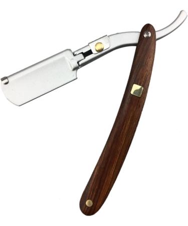 Magiclulu 3-in-1 Men's Barber Razor | Safe Manual Knife Holder & Wooden Cutlery for Precision Shaving - Buy Online on GoSupps.com