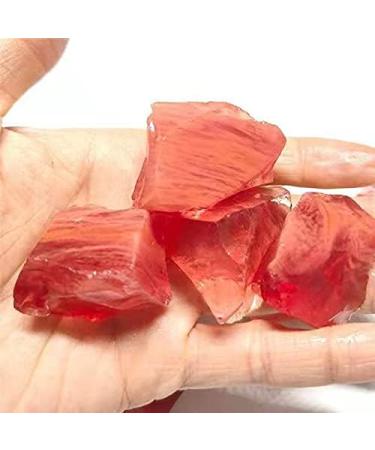 red Smelting Stone raw Quartz unpolished Crystal Rough Stone for Home Decor 500g Stone Mineral Specimen - Buy Online on GoSupps.com