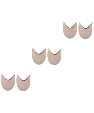 3 Pairs Foot Care Pads Toe Insoles Ballet Toe Pouches Ballet Shoes Covers Toe Protector