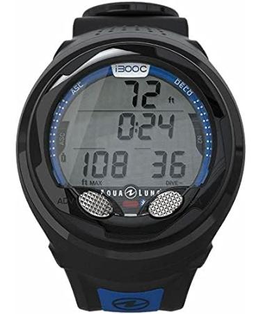 Aqua Lung i300C Dive Wrist Computer - Black/Blue | Dive Watch - Buy Online on GoSupps.com