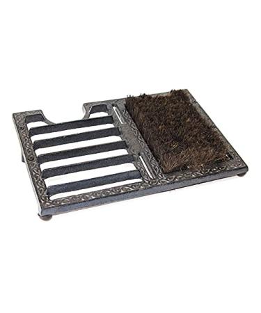 Vintage Decor Cast Iron Boot Jack Scraper & Brush Garden 33 x 10 x 30cm