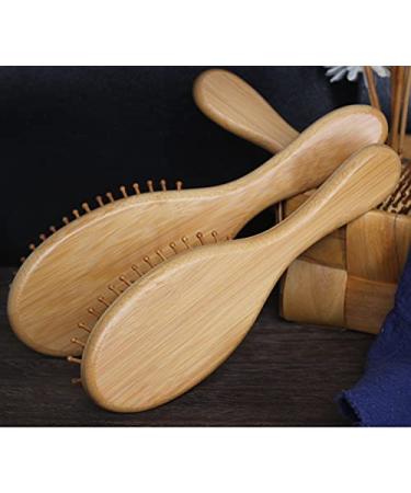 Eco-Friendly Bamboo Hair Brush Comb Set | Anti-Static Detangling Hairbrush for Women and Men | Tail Comb, Tooth Comb, Big and Mini Massage Wooden Brush | Ideal for Thick, Thin, Curly, Straight, Dry, Wet Hair - Buy Online on GoSupps.com