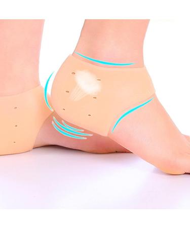 6 Pairs Gel Heel Covers - Pain Relief & Moisturizing Heel Protectors - Buy Online on GoSupps.com