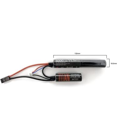 Titan 3000mAh 11.1v Nunchuck Tamiya Battery - High Performance Power Source for Airsoft Guns - Buy Online on GoSupps.com