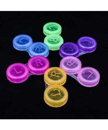 Double Contact Lens Container - Transparent Storage for Contact Lenses with Lid & Solution | Ideal for Travel - Buy Online on GoSupps.com