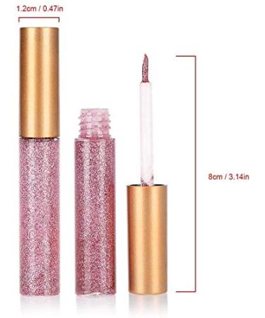 Buy Eyelin Gold Glitter Eyeliner | Shiny Liquid & Sequin for Kids' Latin Dance Makeup - 10 Stunning Looks! - Buy Online on GoSupps.com