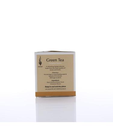 Hemani Green Tea Cinnamon - 40g | Infused with Natural Cinnamon Flavor for a Unique Taste - Buy Online on GoSupps.com