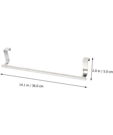 Cabilock 1pc Cabinet Door Hook Wall Mounted Shelves for Storage Wall Towel Storage Rack Kitchen Rack Metal - Buy Online on GoSupps.com