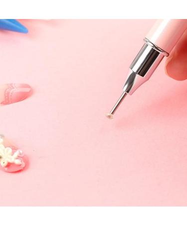 Nail Point Drill Pen Dual Heads Nail Art Diamond Pen Crystal Beads Picker Dotting Wax Pencil Manicure Art Tool Dual Use - Buy Online on GoSupps.com