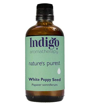 Indigo Herbs White Poppy Seed Oil (White Poppy Seed Oil) 100ml | Cold Pressed | 100% Pure