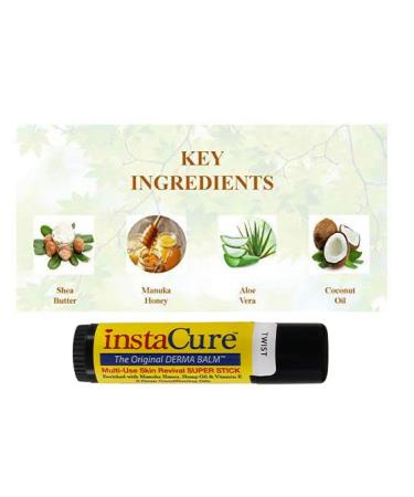 InstaCure Original Nose Balm with Manuka Honey | Fast Relief for Cracked & Dry Noses | Jumbo Skin Revival Balm - Heal & Sooth 1 Ounce - Buy Online on GoSupps.com