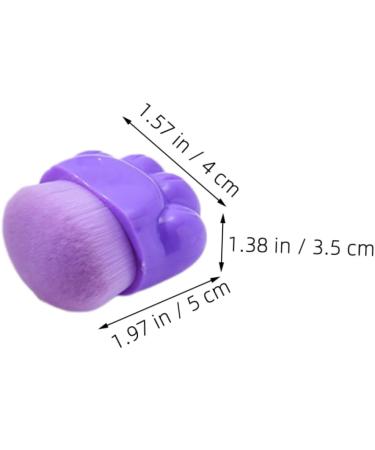 Healeved Cat Claw Foundation Brush Makeup Brush Blush Brush Portable Foundation Brush Powder Brush for Loose Powder Brush for Makeup Concealer Brush Travel Plastic Cosmetic Purple Cat Paw - Buy Online on GoSupps.com