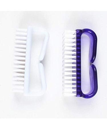Nail Cleaning Brush - Handle Grip Nail Brush Nail Hand Fingernail Scrubbing Cleaning Brush for Toes Nails Cleaner Pedicure Brushes - Purple - Buy Online on GoSupps.com