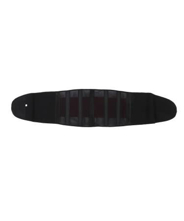 Oumefar waist trainer support belt for the lower back high elasticity adjustable for pain relief during training running cycling red