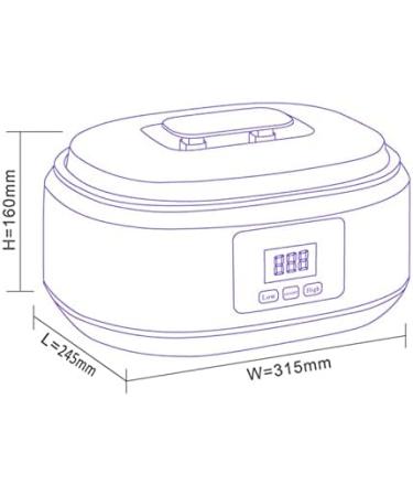 Machine cire de paraffine pour mains et pieds chauffage rapide de 200 W chauffe-cire de paraffine de 3400 ml pour th rapie thermique et relaxation - Buy Online on GoSupps.com