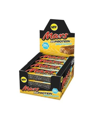 Mars Hi protein bar protein bar protein bar perfect as a snack for in between 12 x 59g cardboard Salted Caramel Mars Salted Caramel