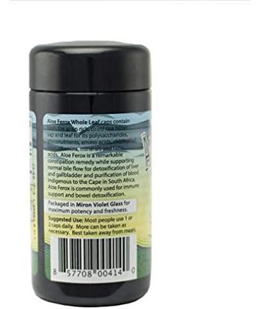 Sun Star Organics Aloe Ferox Whole Leaf Capsules - 60 Vegan Capsules - Buy Online on GoSupps.com