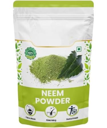 Organik Neem Powder Pimples Skin Brightening Evens Skin Tone Beauty Food Grade Natural Herba -100 gm - Buy Online on GoSupps.com