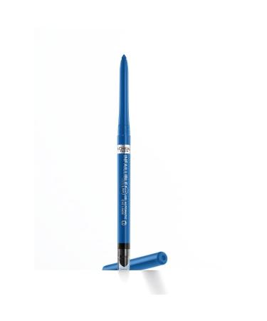 L'Or al Paris Automatic Gelstay Infaillible 36h grip liner color gradient with long hold waterproof gel formula color 06 Electric Blue Blue (Electric Blue) 1 piece (1 Pack)