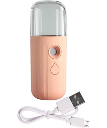 Mini Facial Mister Handheld Face Mist Sprayer Moisturizing USB Recharging Skin Hydration Tool 30ml Pink Handheld Facial Sprayer - Buy Online on GoSupps.com