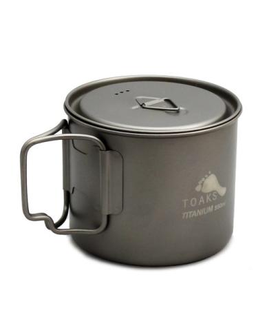 TOAKS LIGHT Titanium 550ml Pot (Ultralight Version)