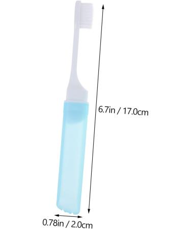 Shop Lurrose Children's Tools: 12-Pack Trip Toothbrushes - Soft Foldable Travel Brushes for Kids & Adults with Nylon Bristles - Buy Online on GoSupps.com