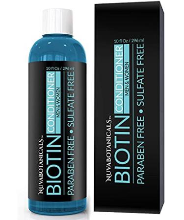 Biotin Conditioner For Hair Growth, Natural Thickening Treatment For Hair Loss and Thinning, Stimulate Thicker Regrowth, Sulfate Free & Paraben Free, For Women and Men (Packaging May Vary) 10 Fl Oz (Pack of 1)