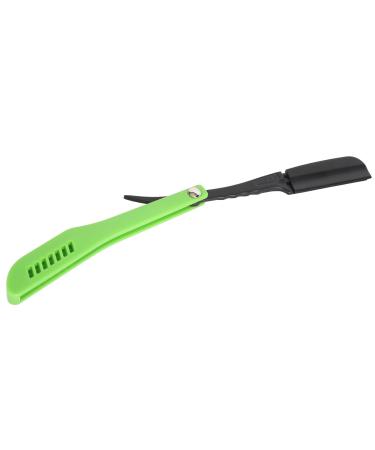 Professional Barber Razor - Foldable Straight Edge Vintage Beard Knife Holder (Black) | International Shipping - Buy Online on GoSupps.com