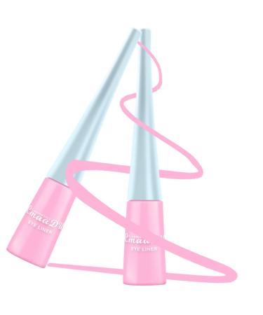 FAEYLI Waterproof Matte Liquid Eyeliner Pen | High Pigment Color | Pink, White, Black, Red, Brown, Green, Purple | Durable Formula | Eye Makeup - 02 - Buy Online on GoSupps.com