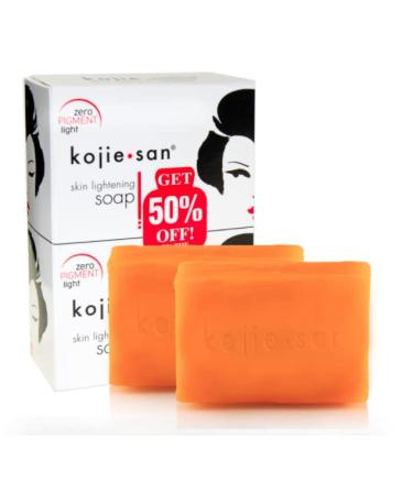 Kojie San Kojie San - 2 Skin Lightening Soaps of 135g Authentic and Original Kojie San Soap with Kojic Acid (2 Soaps: 2x135g)