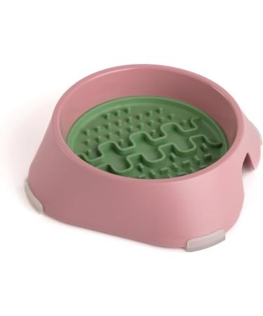 Bonameco Slip Mat for Dogs & Cats - Lick Mat for Healthy Digestion Anti-Slip & Easy to Clean - Mini Pink Slow Feeder - Buy Online on GoSupps.com