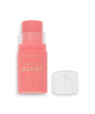 Makeup Revolution London Fast Base Blush Cream Colour For Cheeks & Lips Peach