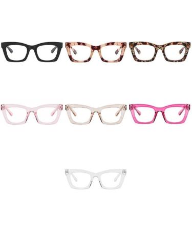 Buy Anti Blue Light Blocking Clear Vision TR Frame Reading Glasses - 2.00 C3 for Enhanced Eye Comfort | International Shipping - Buy Online on GoSupps.com