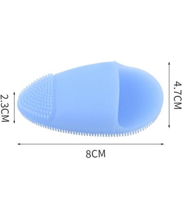 Soft Silicone Facial Cleanser Manual Brush Exfoliator Face Scrubber Brush - Buy Online on GoSupps.com