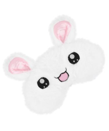 FRCOLOR 1pc White Eye Mask Rabbit Miss 1 Count (Pack of 1) White