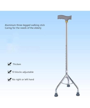Tripod Stainless Steel Lightweight & Sturdy Mobility Walker Aid Height Adjustable Walking Stick for Arthritis Elderly Seniors & Handicap Interesting - Buy Online on GoSupps.com