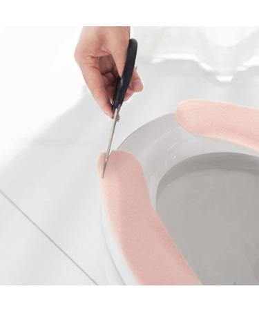 4 Pairs Hbluefat Bathroom Warmer Toilet Seat Cover Pads | Reusable & Easy to Clean | Fits Various Toilet Shapes | Portable for Home or Travel - Buy Online on GoSupps.com