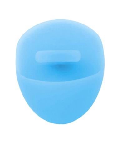 Silicone Face Cleansing Brush Massager - Exfoliator Scrubber Tool in Sky Blue | Manual Face Washing Solution - Buy Online on GoSupps.com